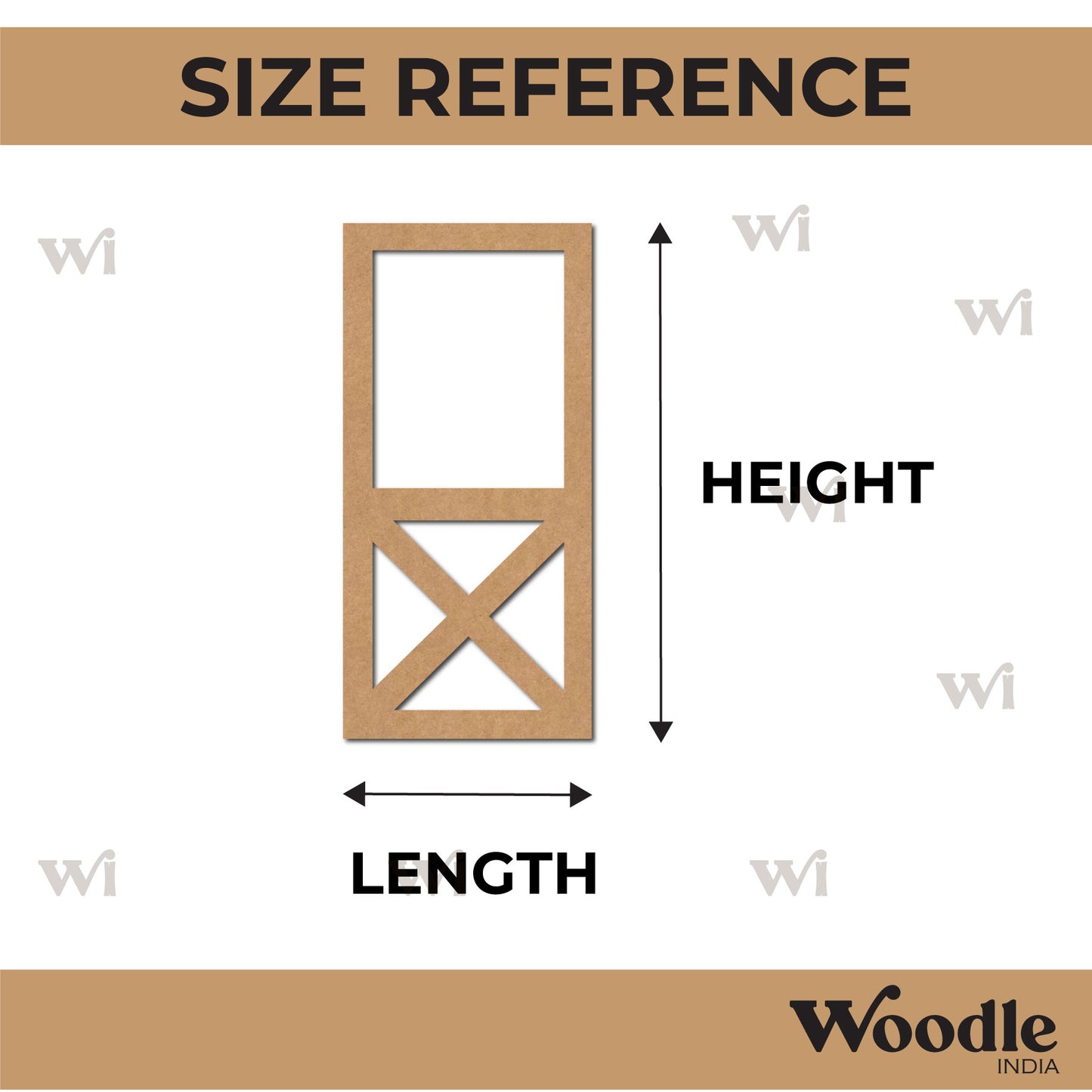 Door Cutout MDF Design 3