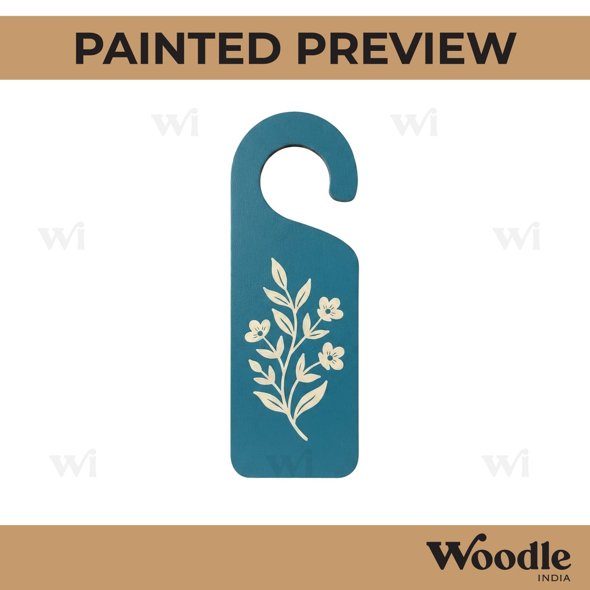 Door Knob Hanger MDF Design 1