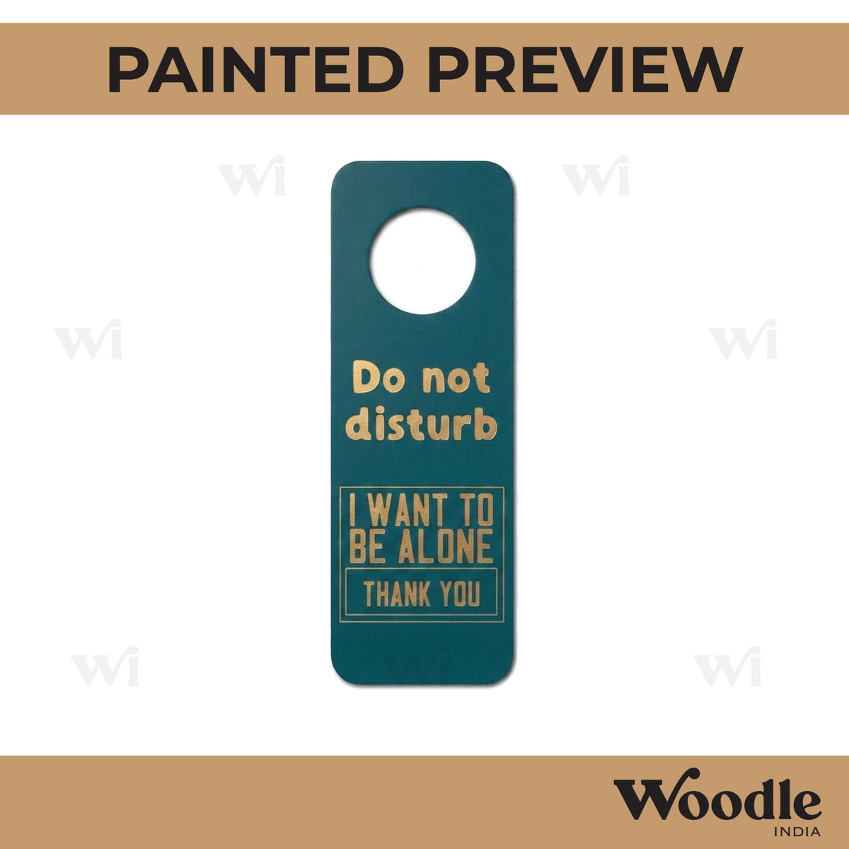 Door Knob Hanger MDF Design 11