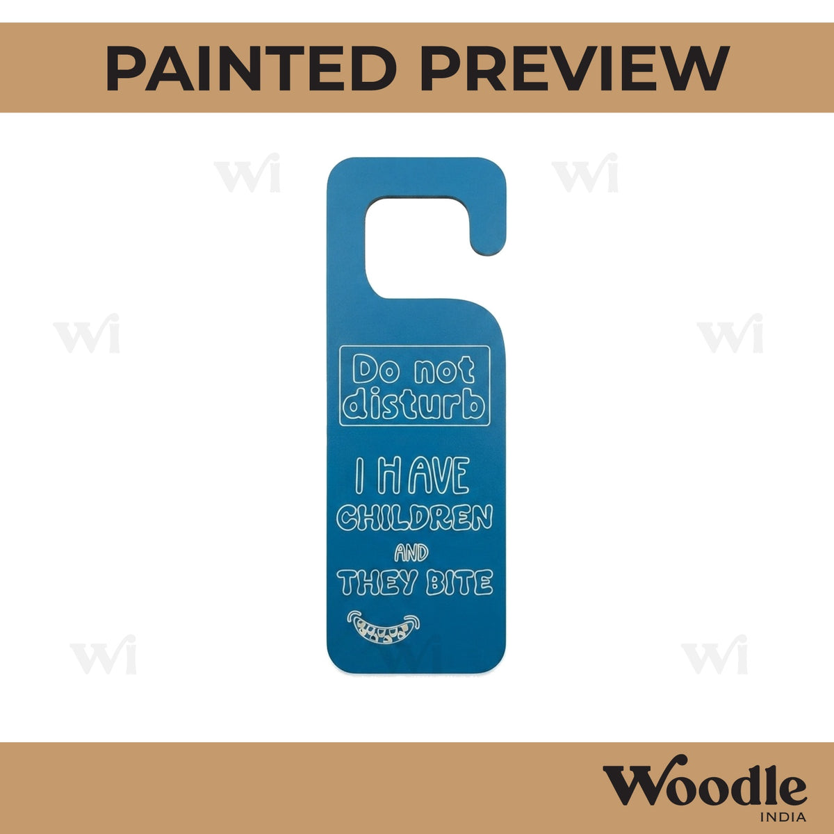 Door Knob Hanger MDF Design 14