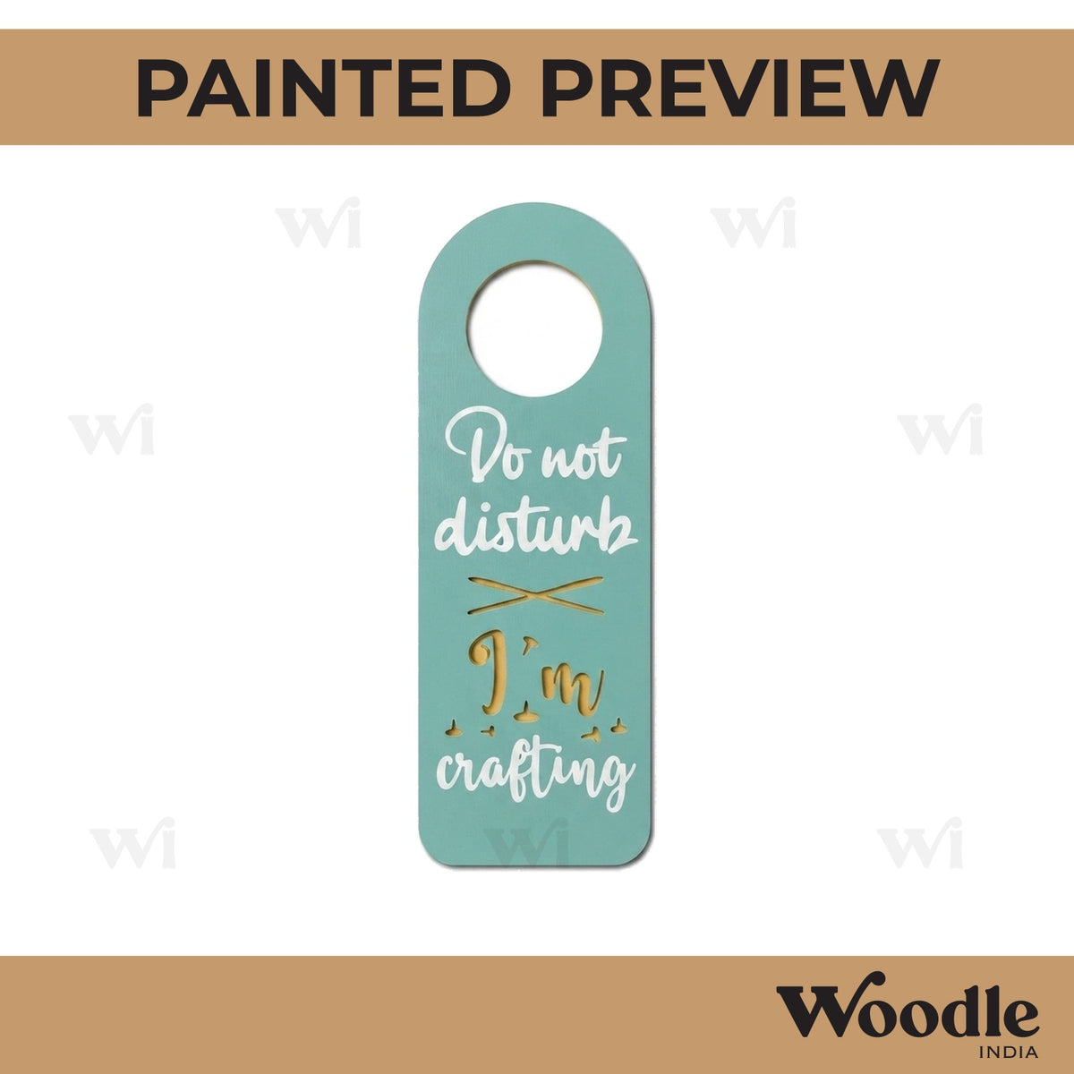 Door Knob Hanger MDF Design 22