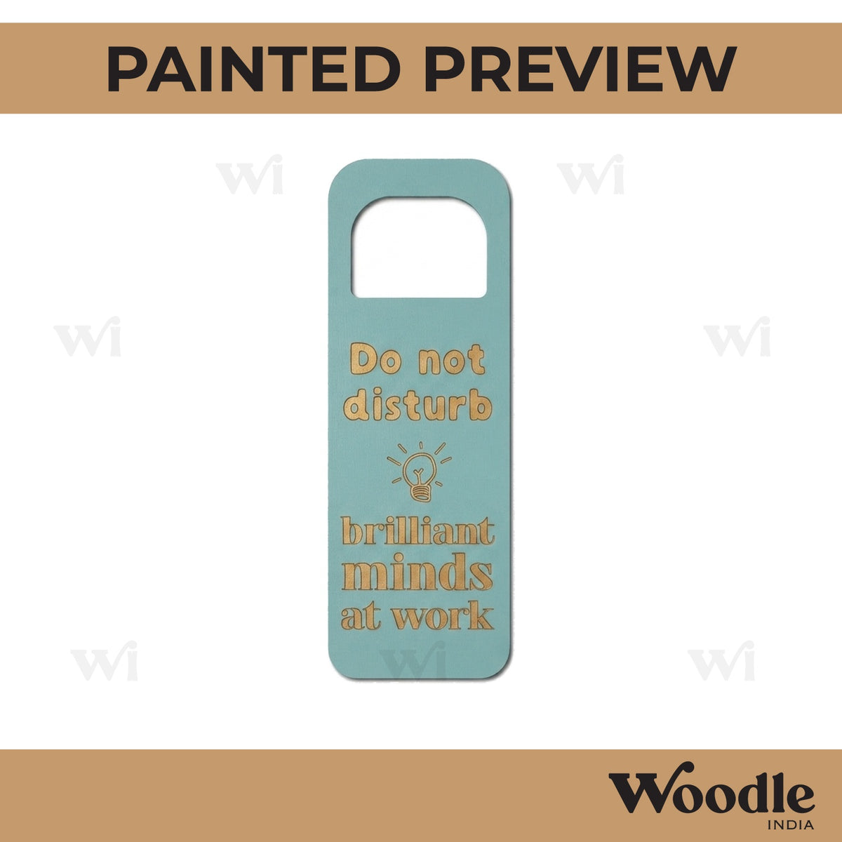 Door Knob Hanger MDF Design 24
