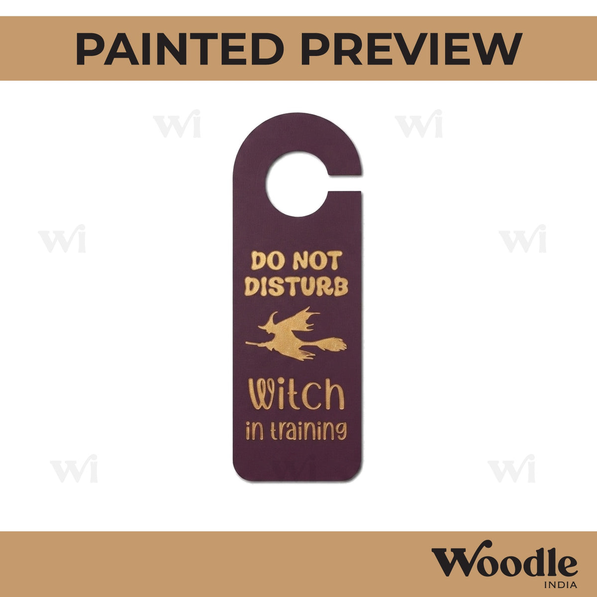 Door Knob Hanger MDF Design 25