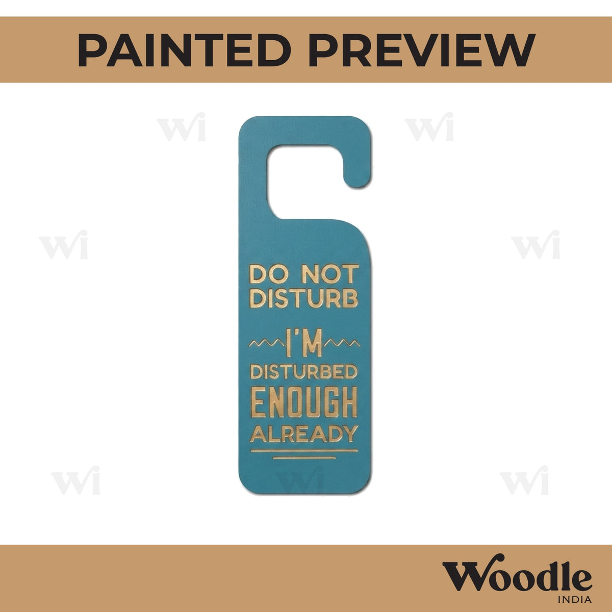 Door Knob Hanger MDF Design 26