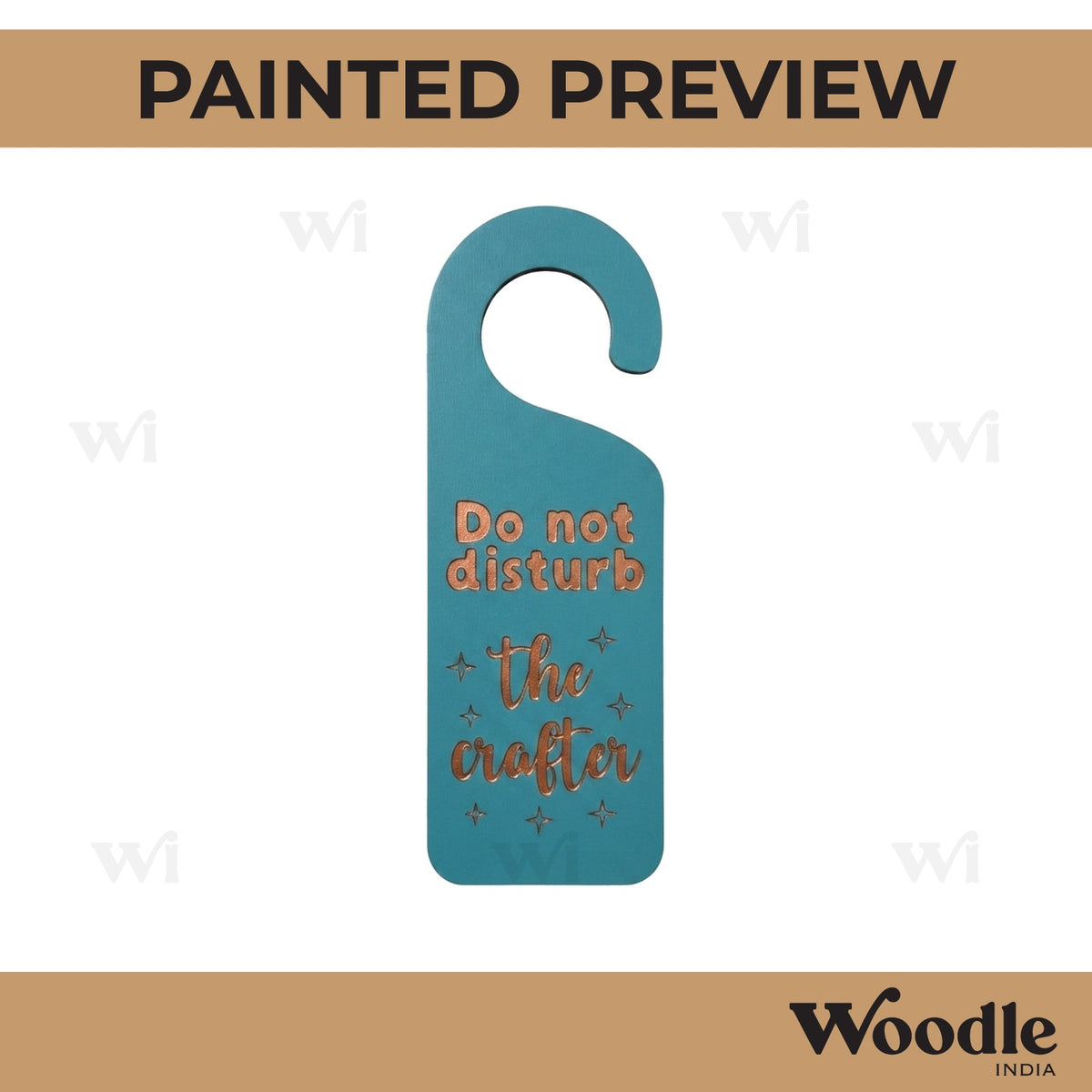 Door Knob Hanger MDF Design 28