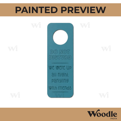 Door Knob Hanger MDF Design 29