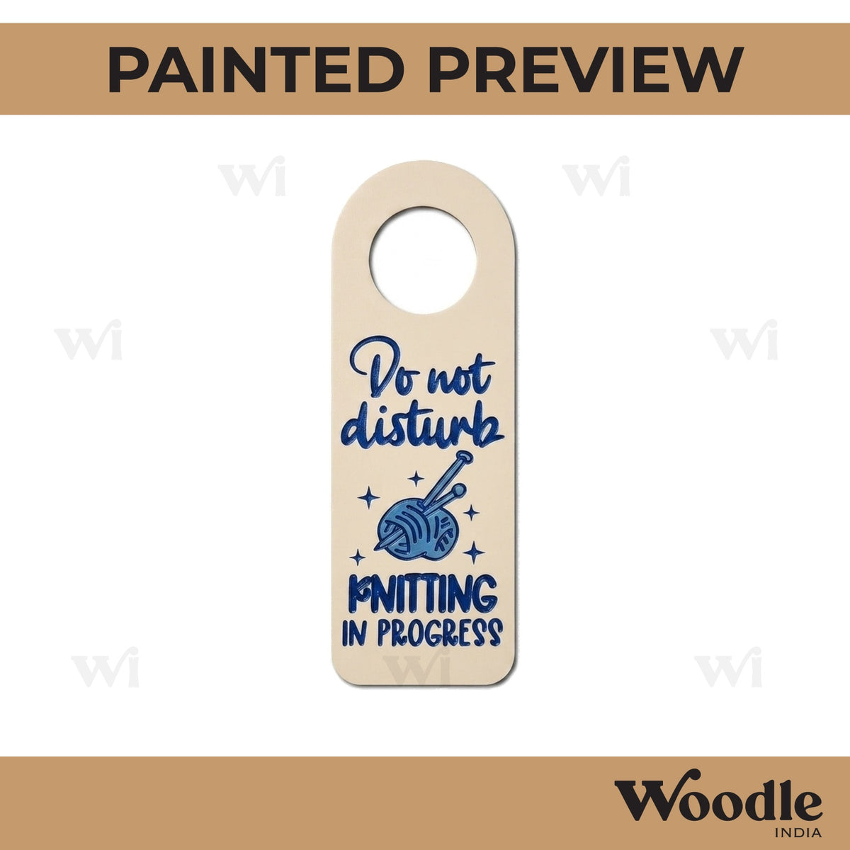 Door Knob Hanger MDF Design 31