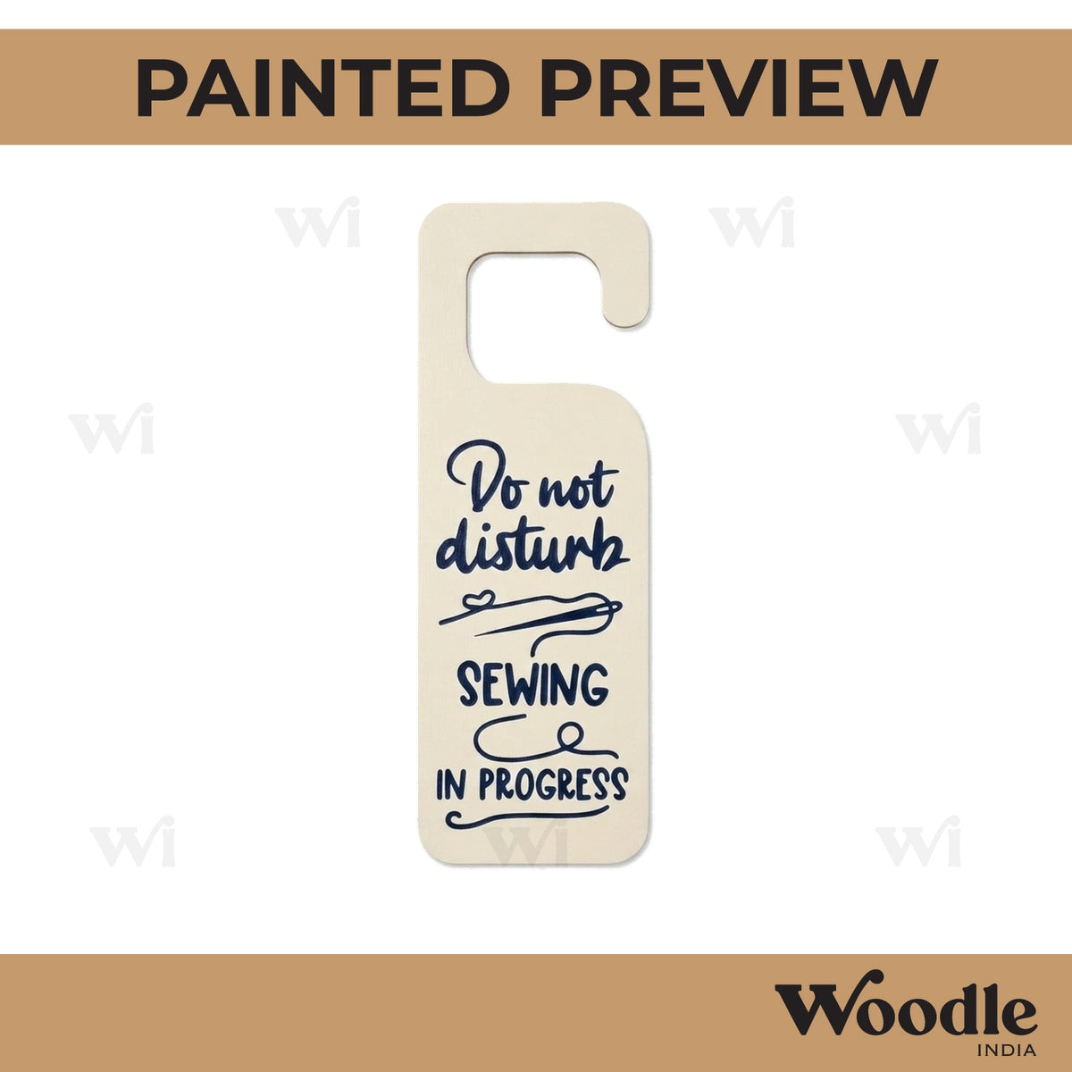 Door Knob Hanger MDF Design 32
