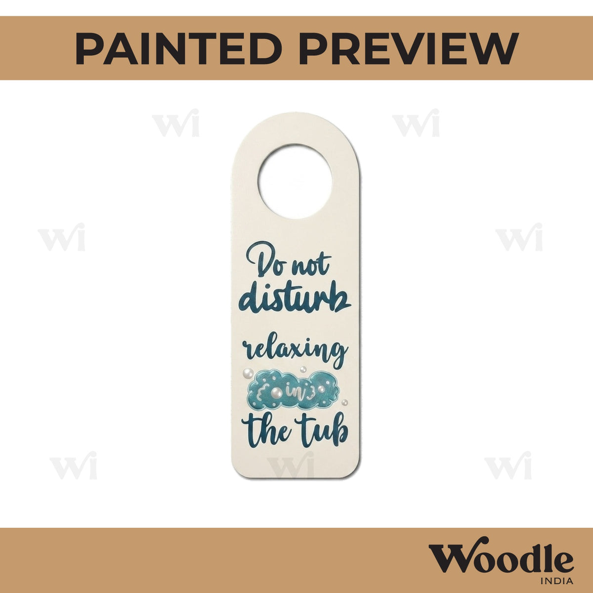 Door Knob Hanger MDF Design 33