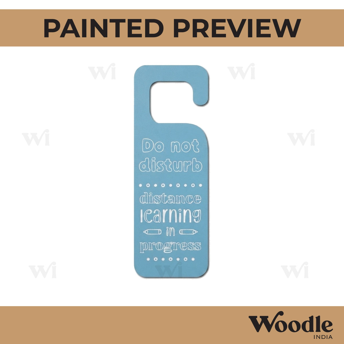 Door Knob Hanger MDF Design 34