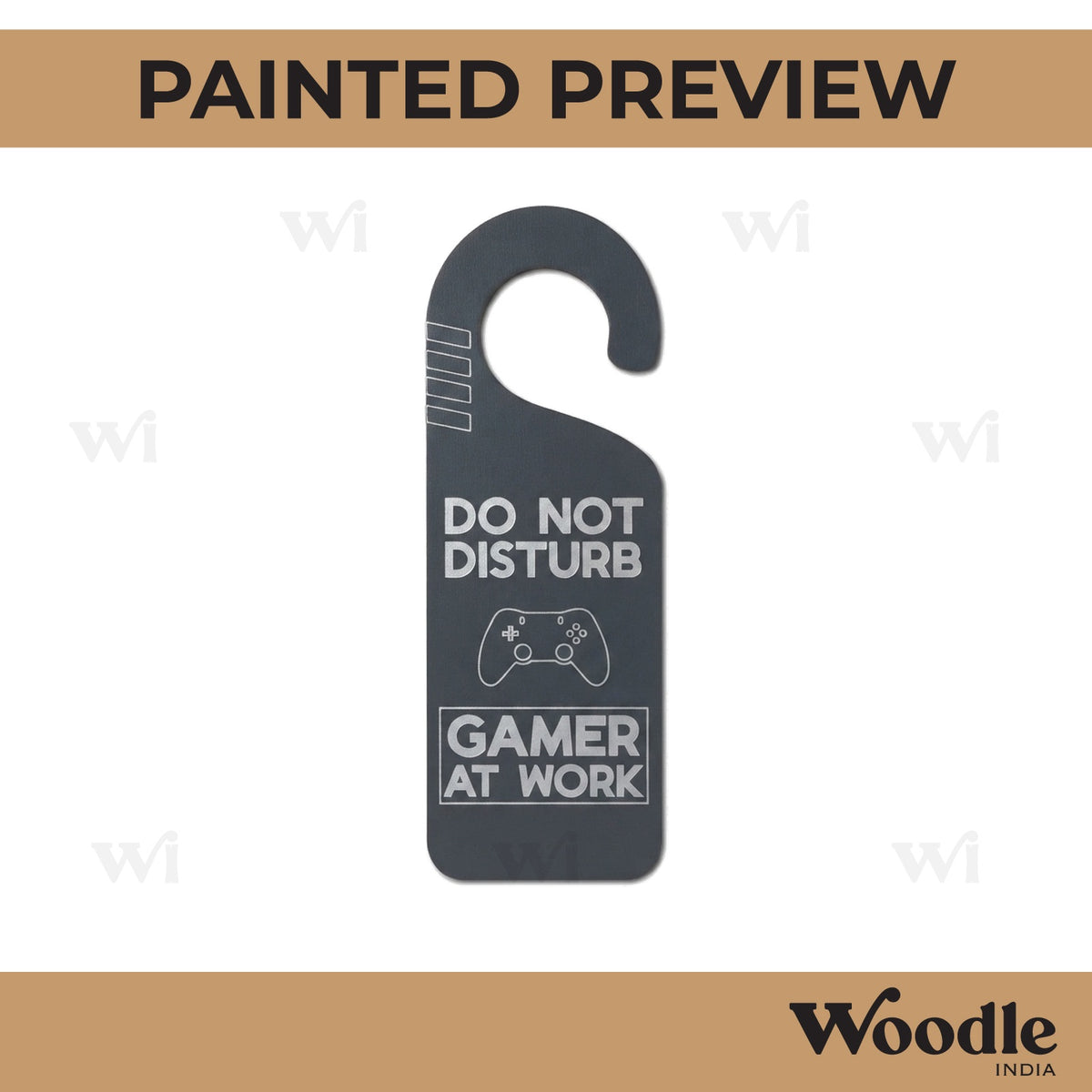 Door Knob Hanger MDF Design 38