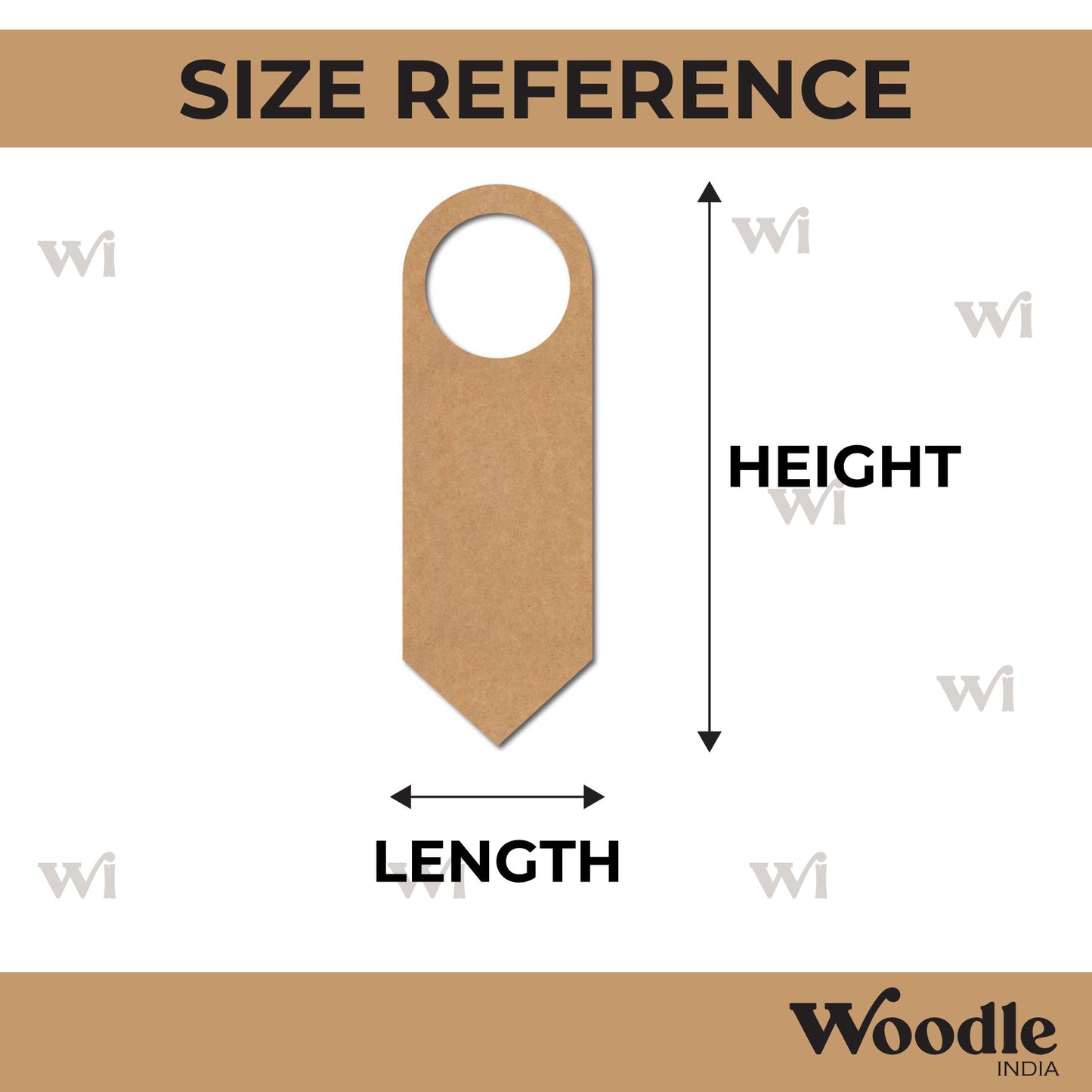 Door Knob Hanger MDF Design 39