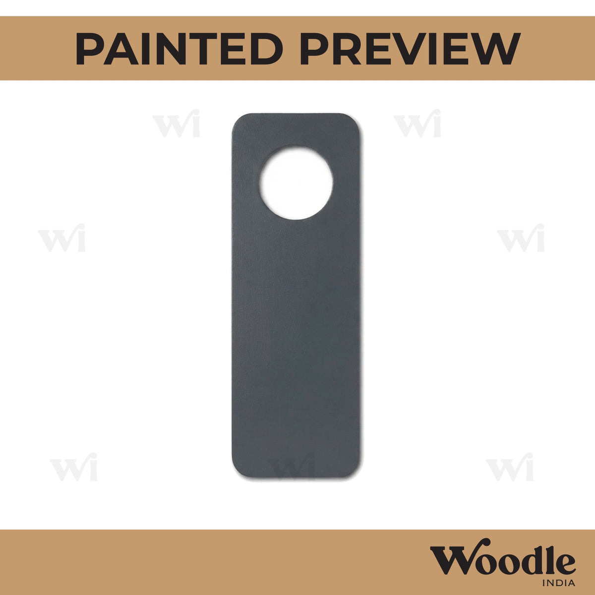 Door Knob Hanger MDF Design 4