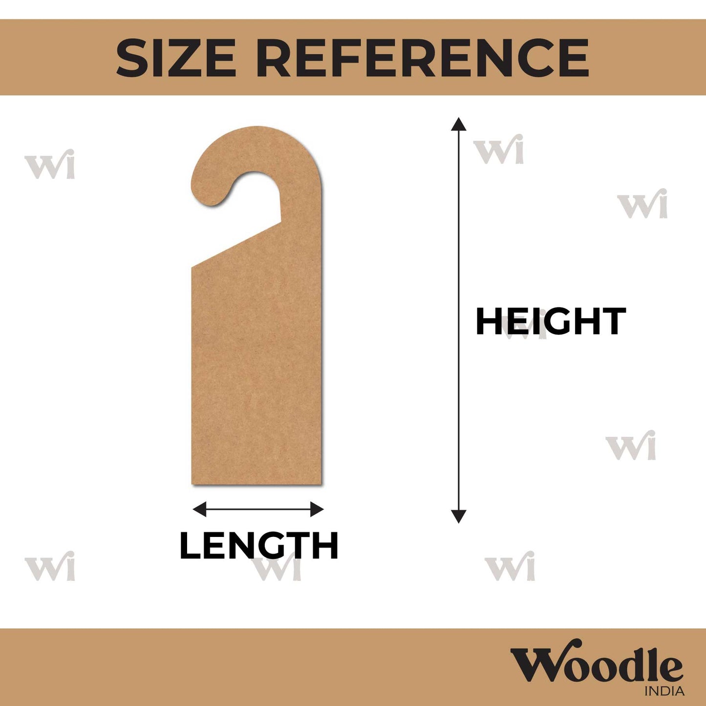 Door Knob Hanger MDF Design 41