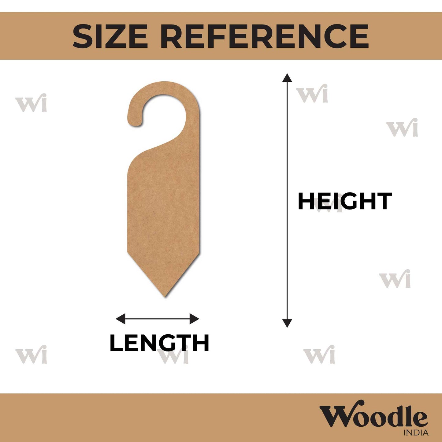 Door Knob Hanger MDF Design 45