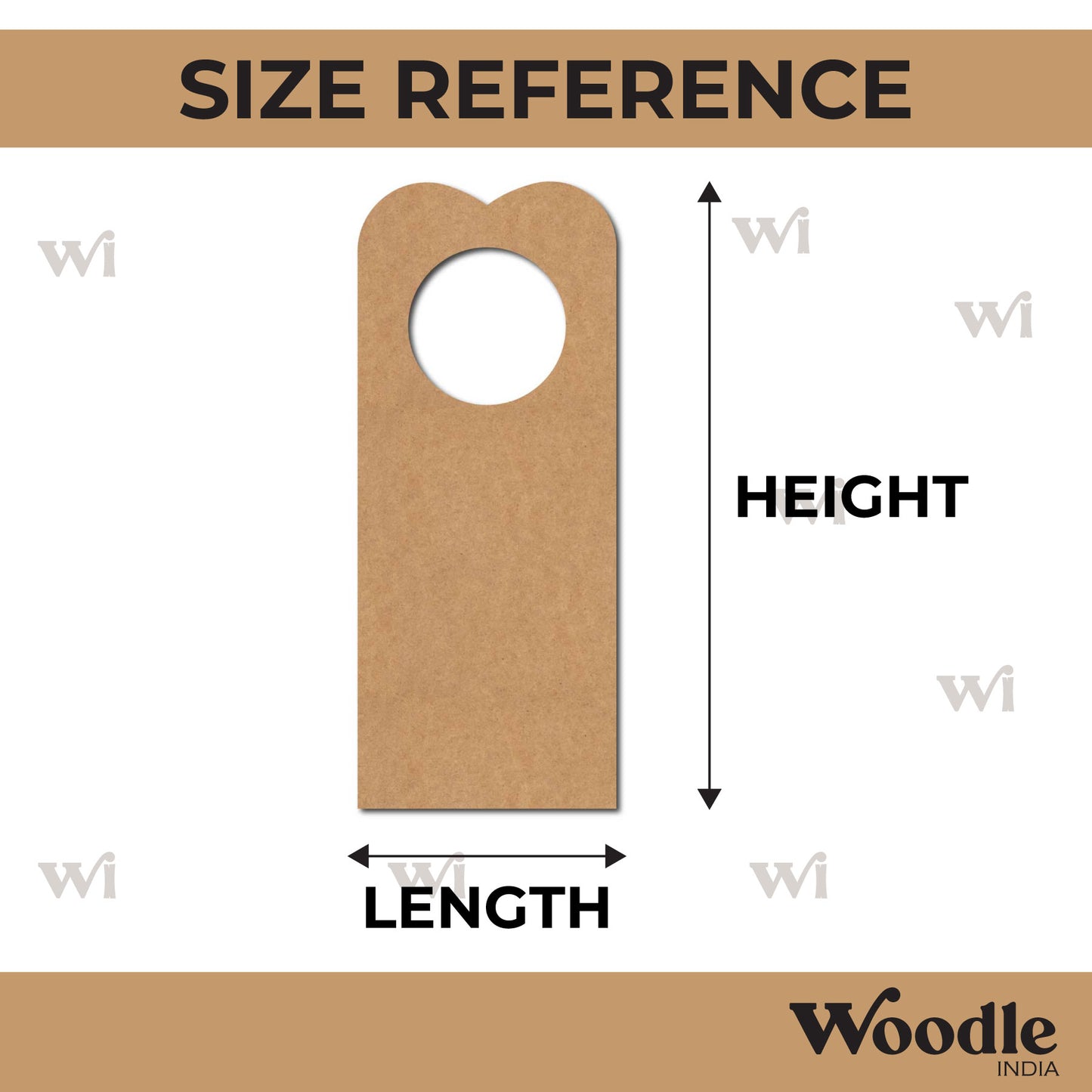 Door Knob Hanger MDF Design 48