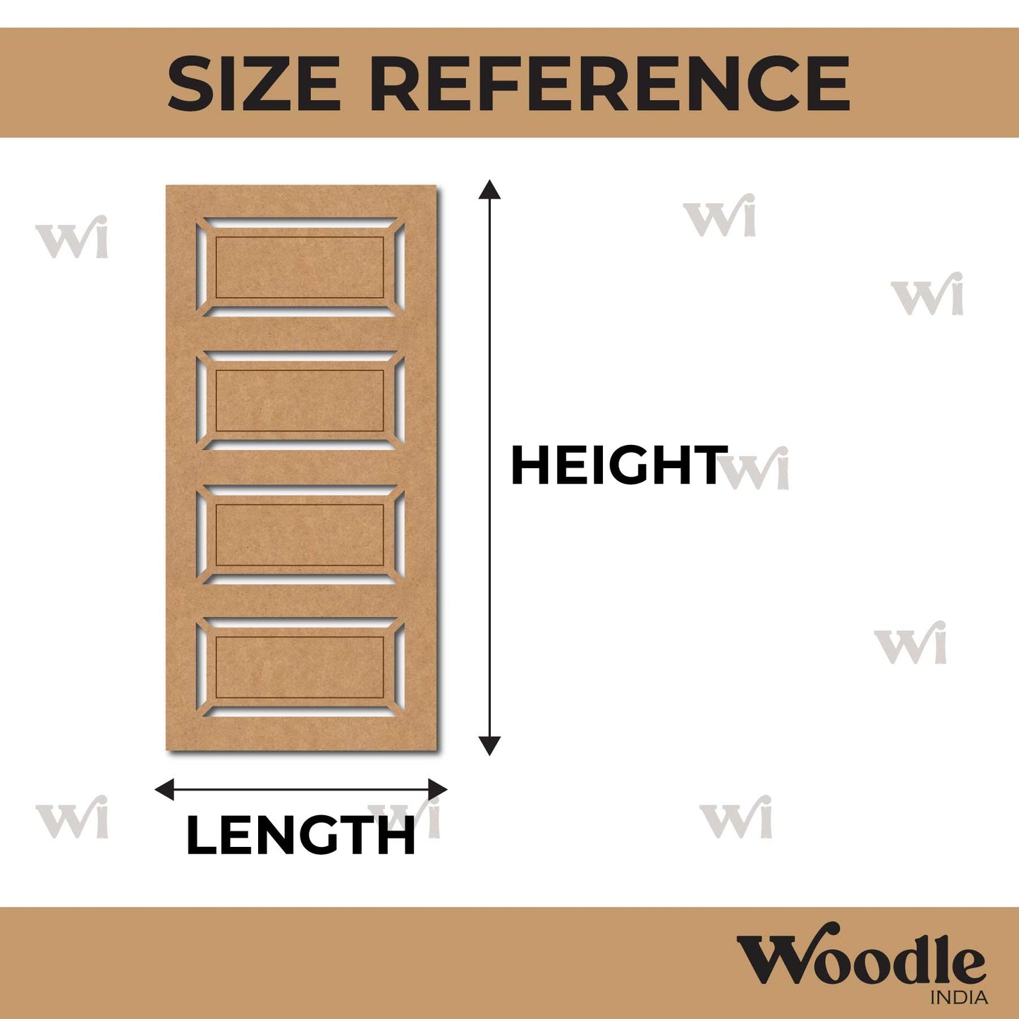 Door Pre Marked MDF Design 14
