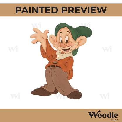 Dopey Snow White Pre Marked MDF Design 1