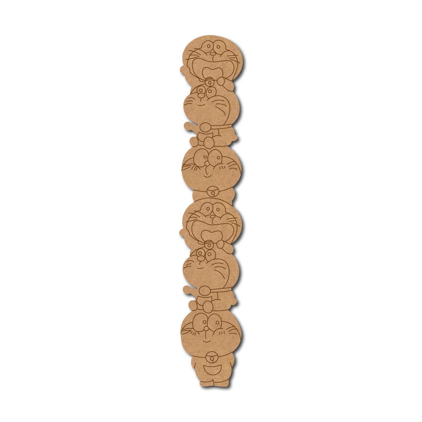 Doraemon Bookmark Pre Marked MDF Design 1