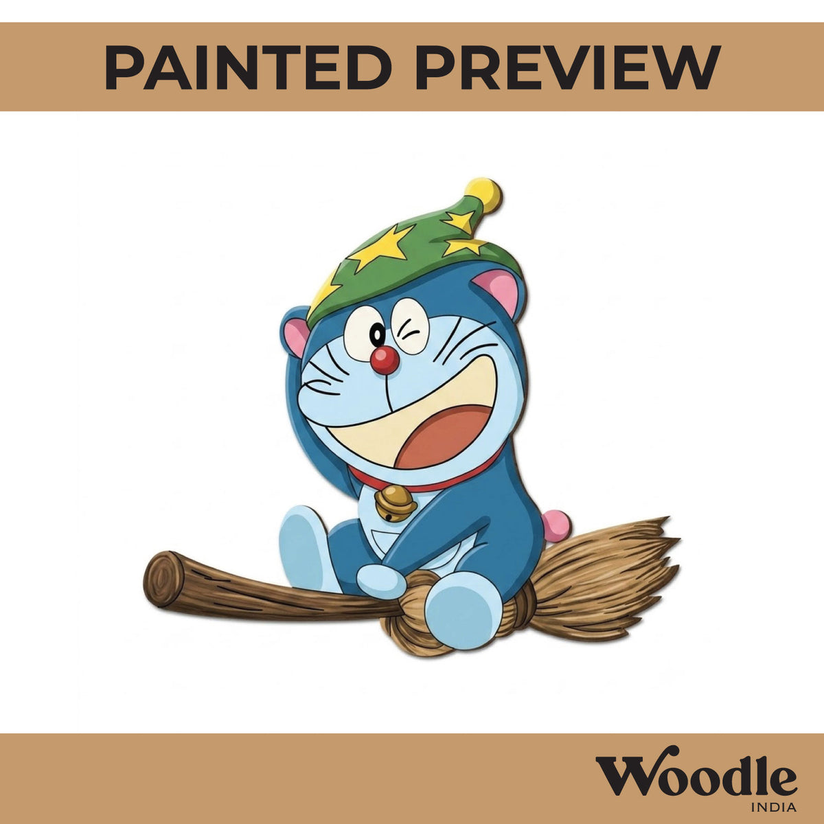 Doraemon Pre Marked MDF Design 2