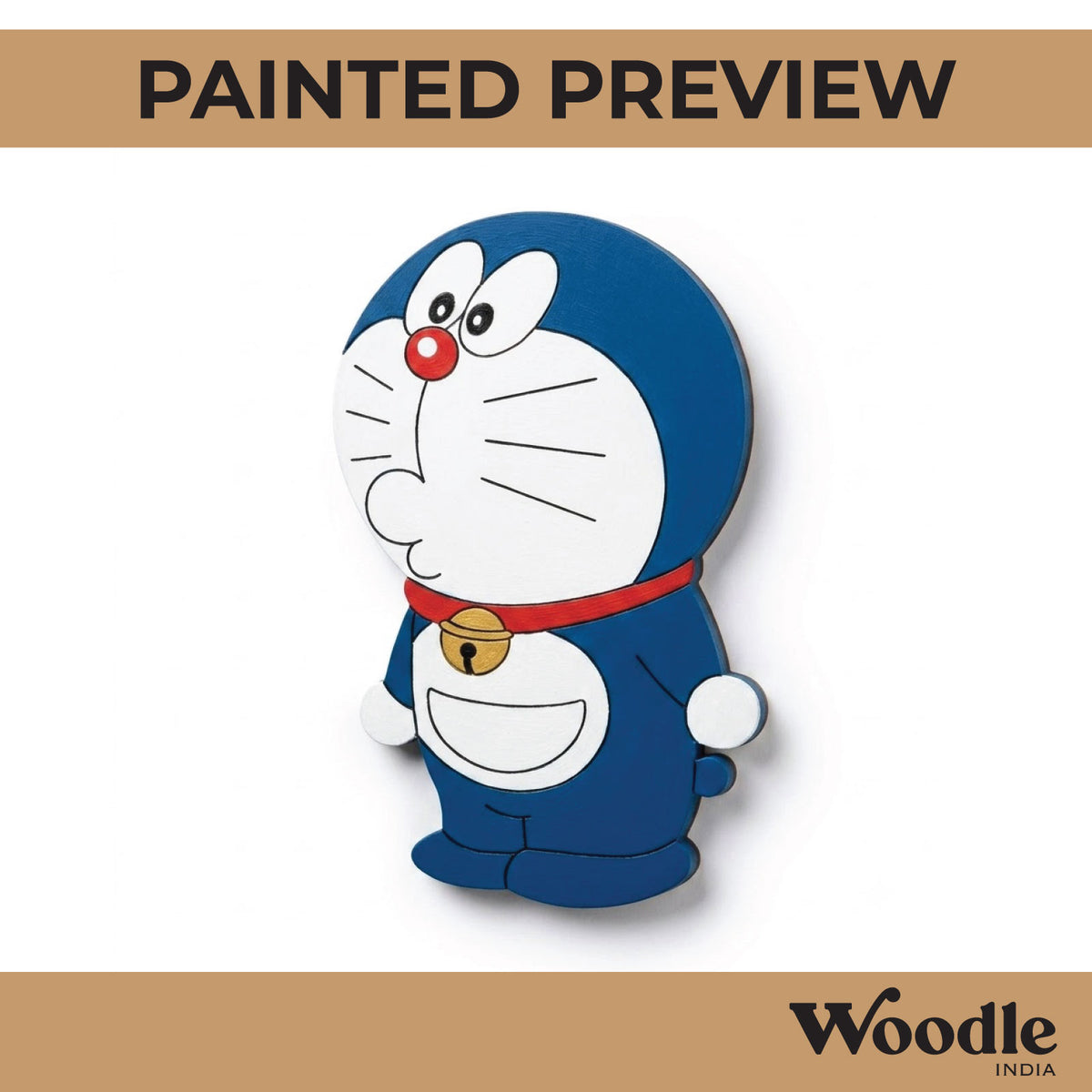 Doraemon Pre Marked MDF Design 3