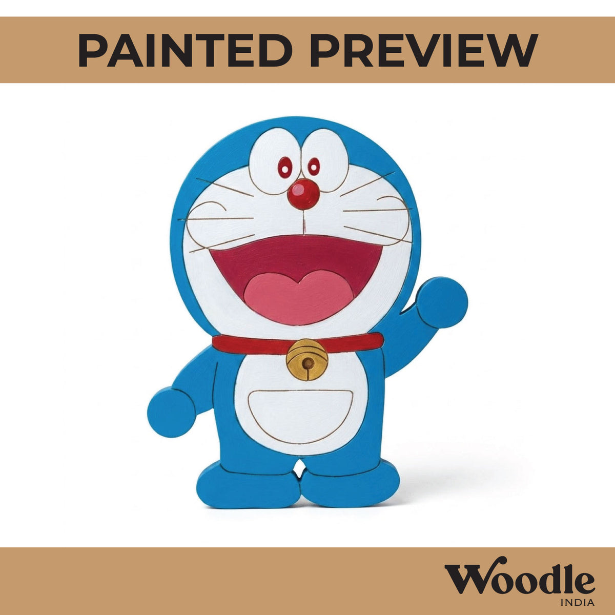 Doraemon Pre Marked MDF Design 4