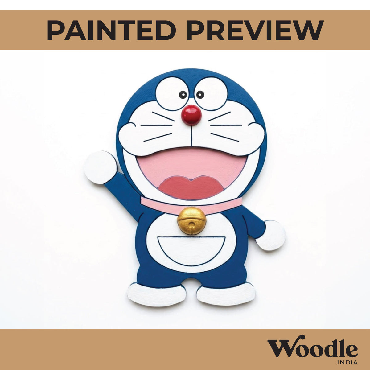 Doraemon Pre Marked MDF Design 5