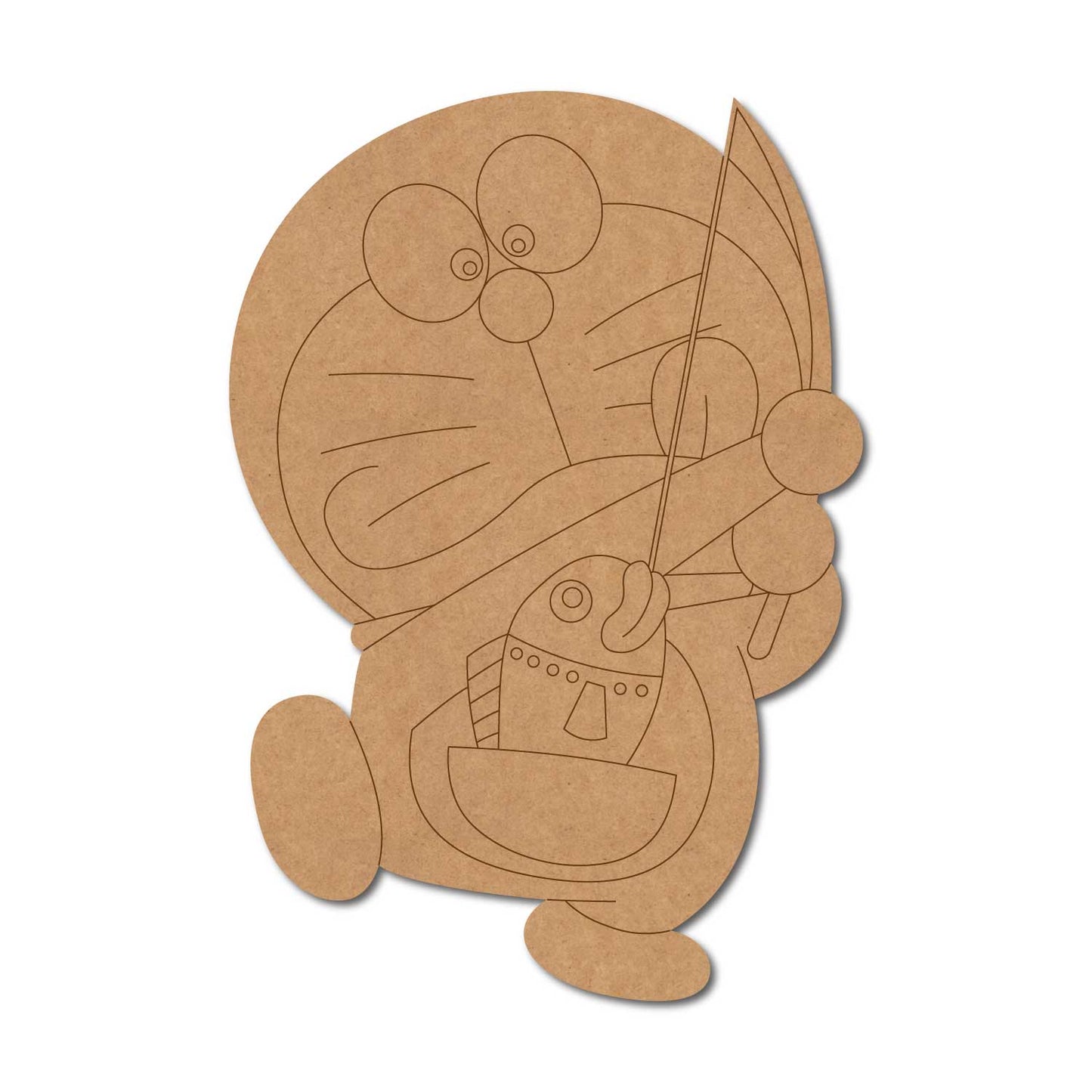 Doraemon Pre Marked MDF Design 6
