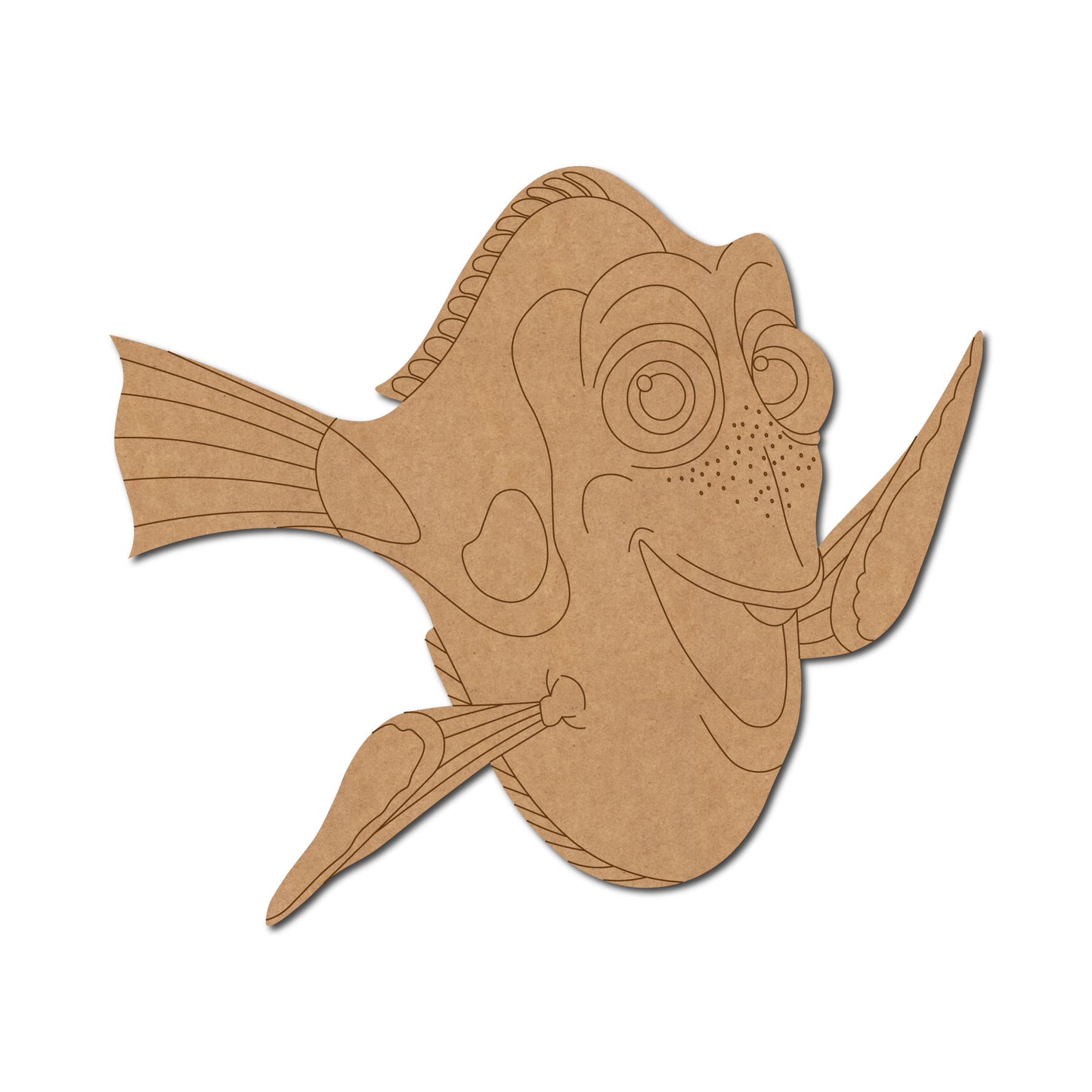 Dory Fish Finding Nemo Cartoon Pre Marked MDF Design 1