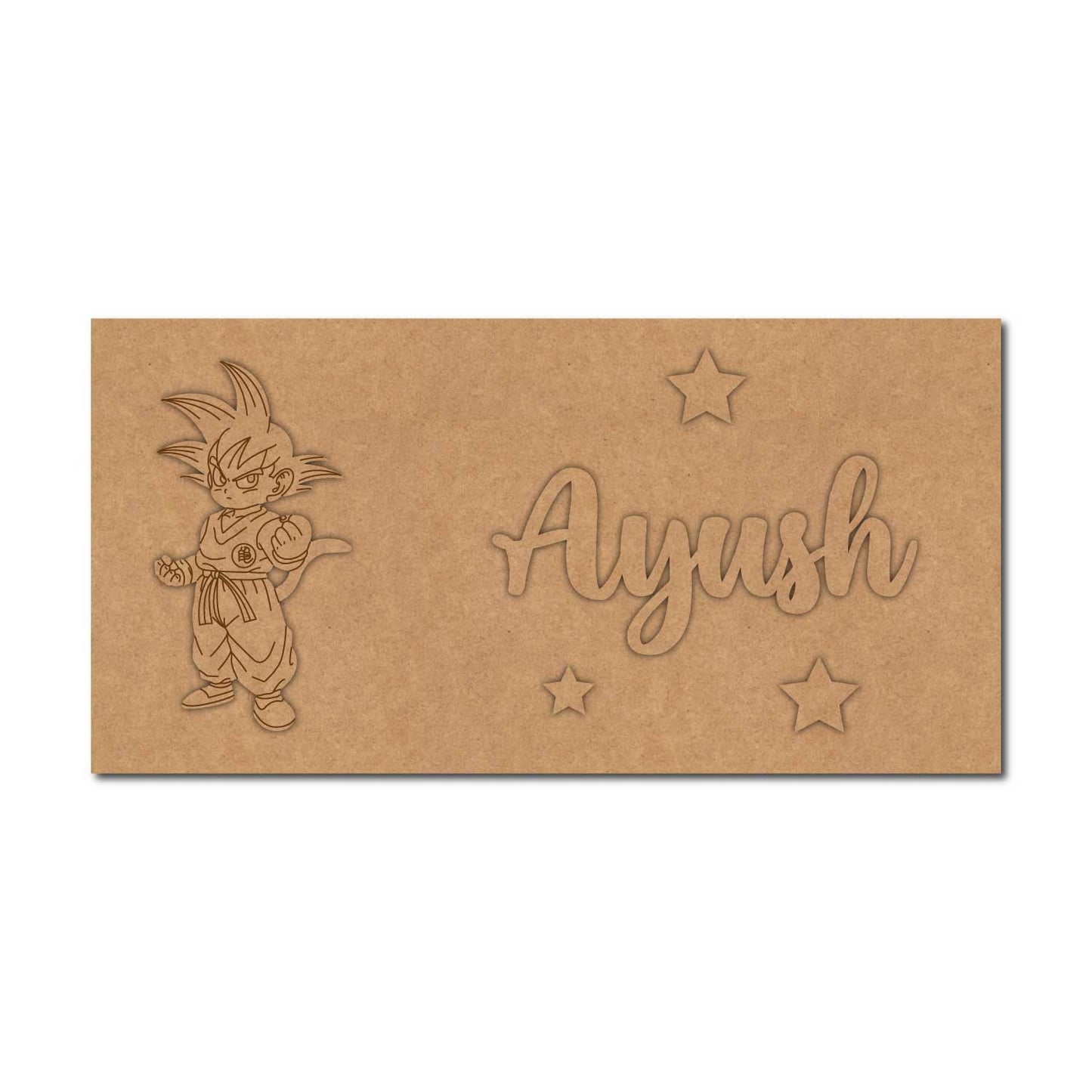 Dragon Ball Z Kids Nameplate MDF Design 1