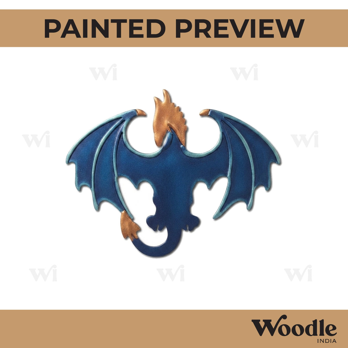 Dragon Cutout MDF Design 1