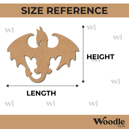 Dragon Cutout MDF Design 1
