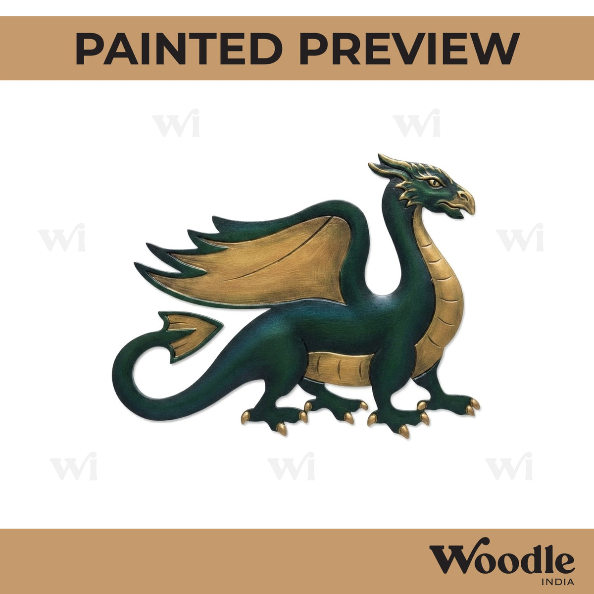 Dragon Cutout MDF Design 2