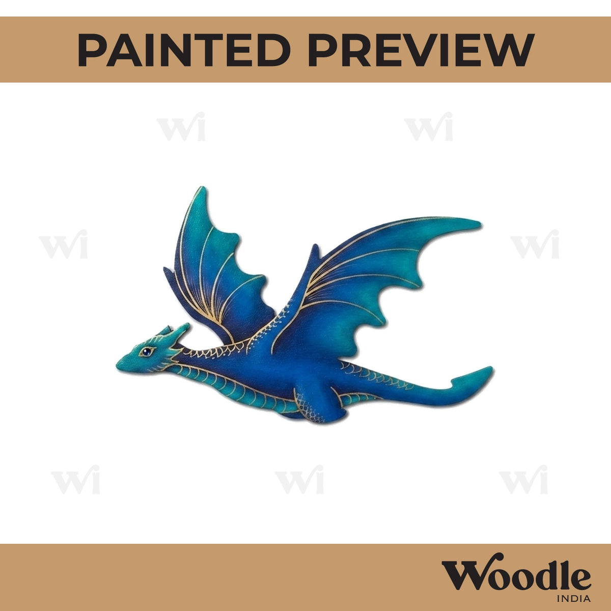 Dragon Cutout MDF Design 3
