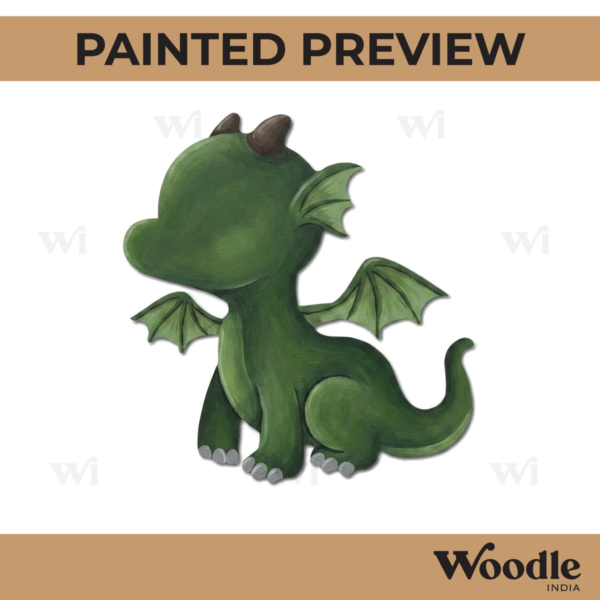 Dragon Cutout MDF Design 4