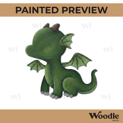 Dragon Cutout MDF Design 4