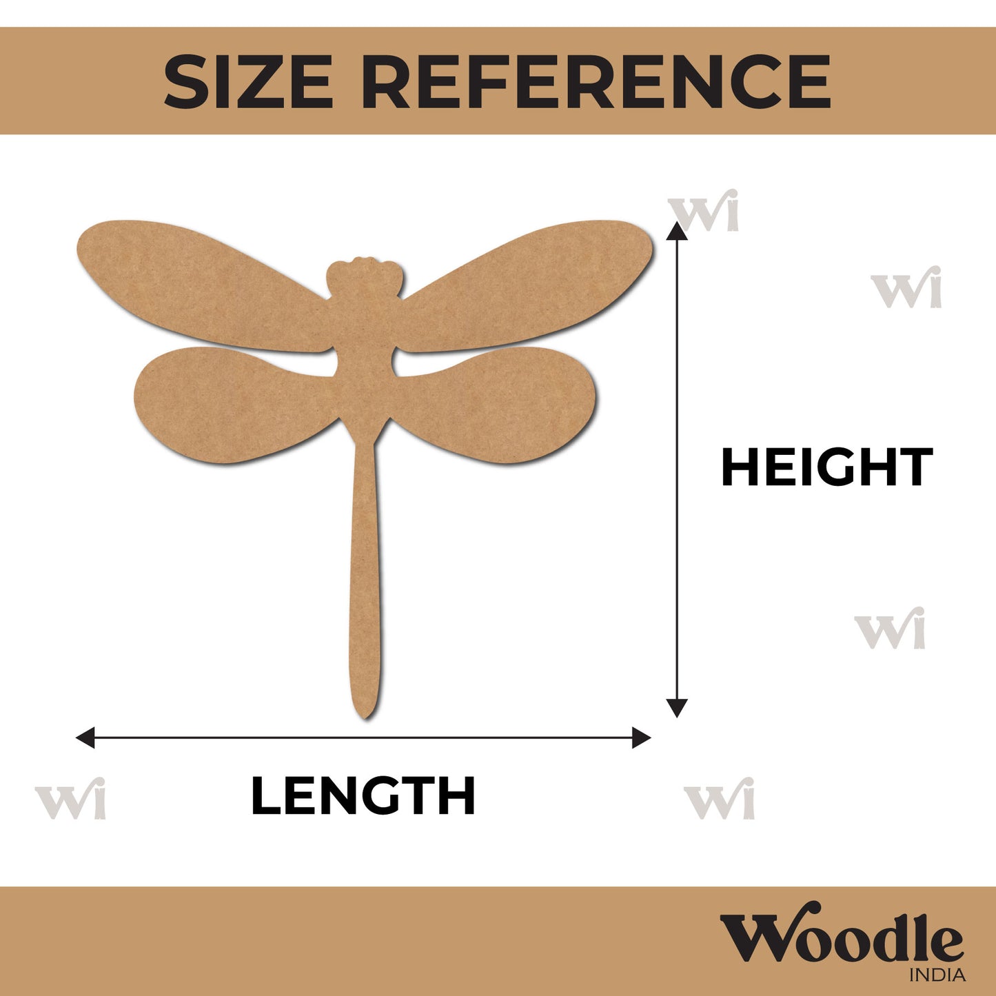 Dragon Fly Cutout MDF Design 1