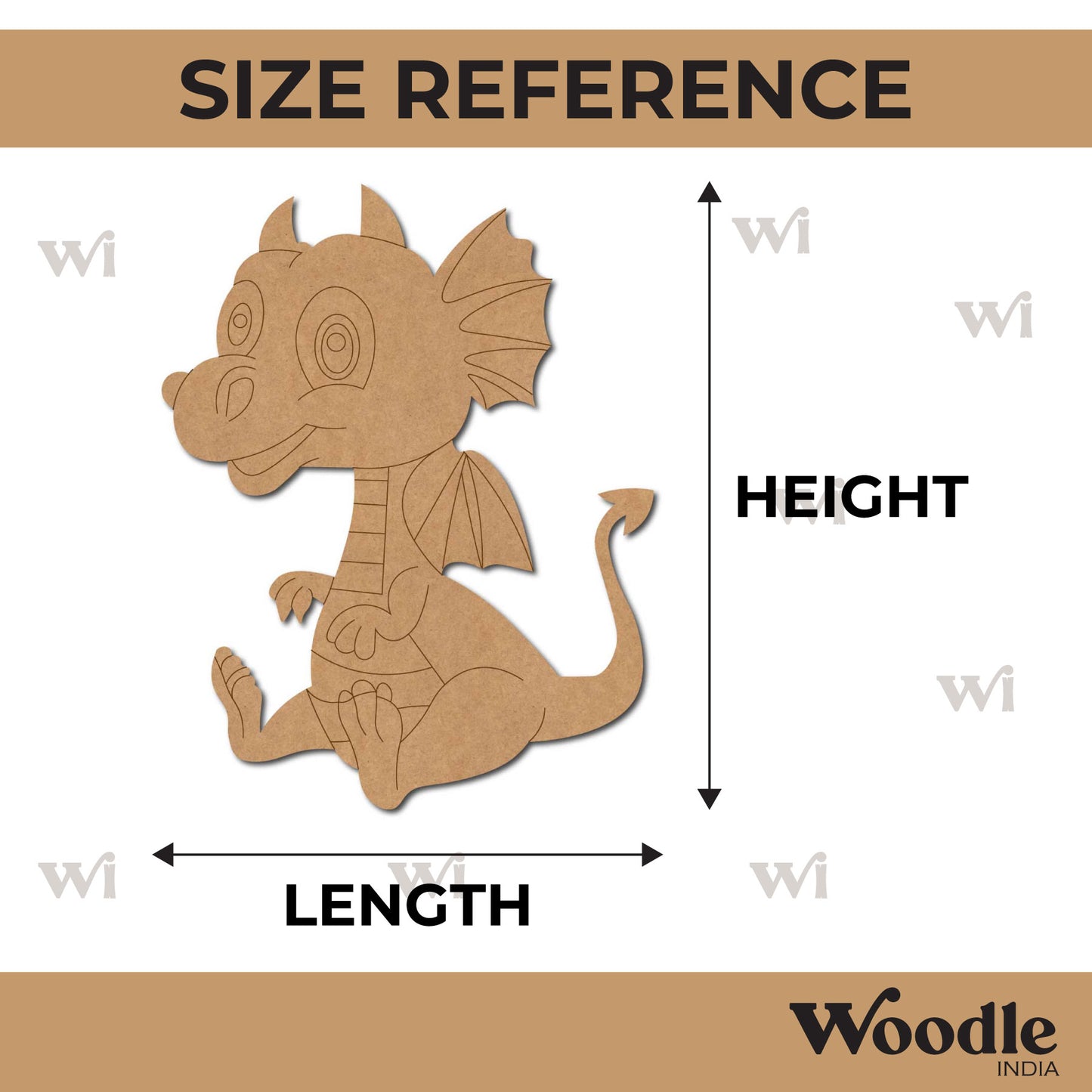 Dragon Pre Marked MDF Design 6