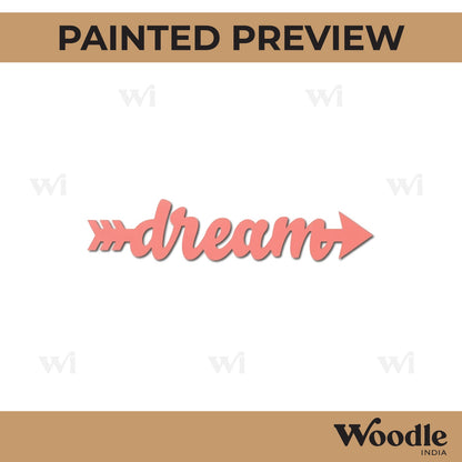 Dream Arrow Cutout MDF Design 1
