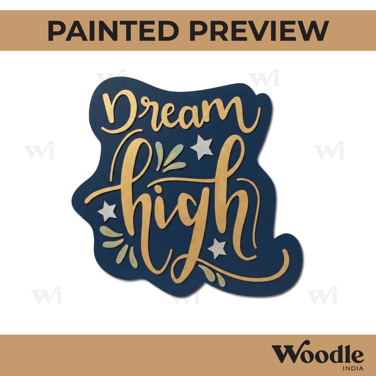 Dream High Pre Marked Base MDF Design 1