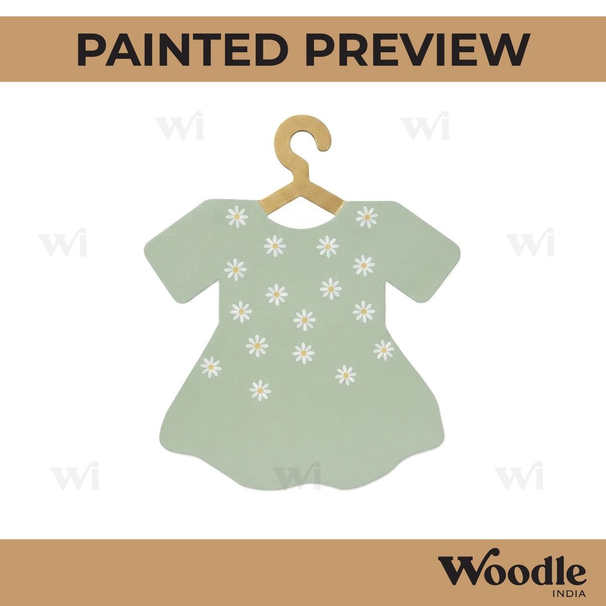 Dress Cutout MDF Design 1