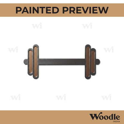 Dumbbell Cutout MDF Design 1