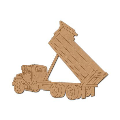 Dumper Truck Pre Marked MDF Design 1