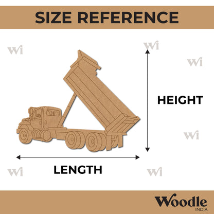 Dumper Truck Pre Marked MDF Design 1