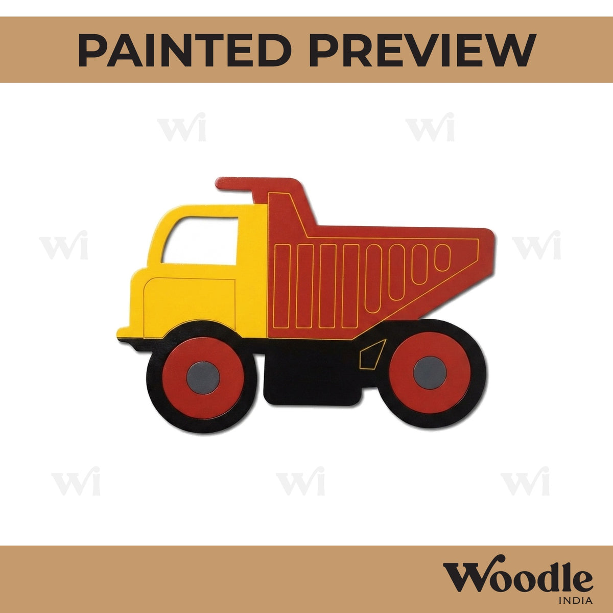 Dumper Truck Pre Marked MDF Design 2