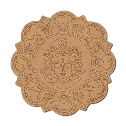 Durga Maa Pre Marked Base MDF Design 2