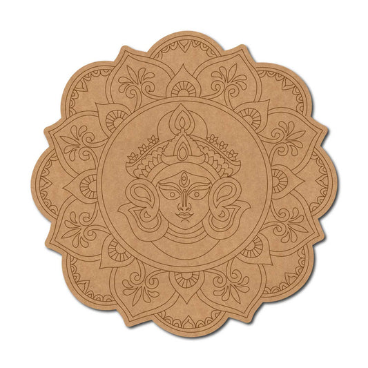 Durga Maa Pre Marked Base MDF Design 2