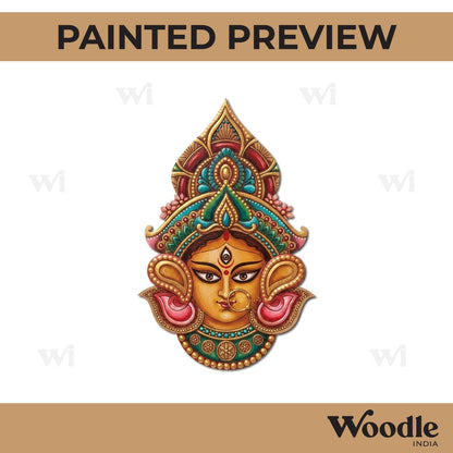 Durga Maa Pre Marked MDF Design 1