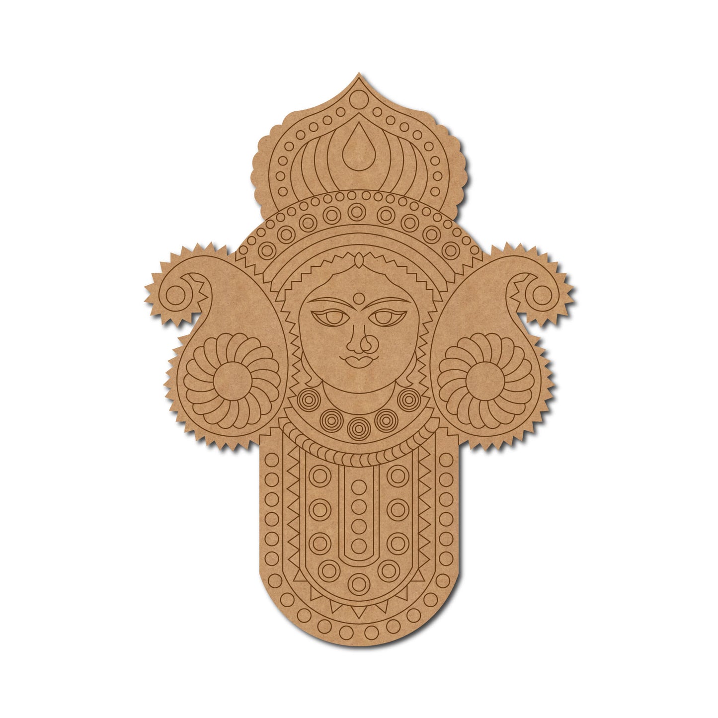 Durga Maa Pre Marked MDF Design 12