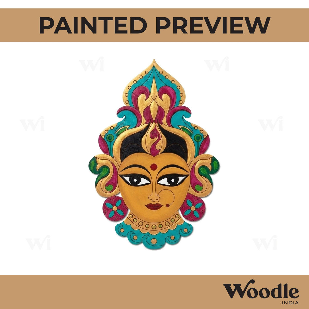 Durga Maa Pre Marked MDF Design 13